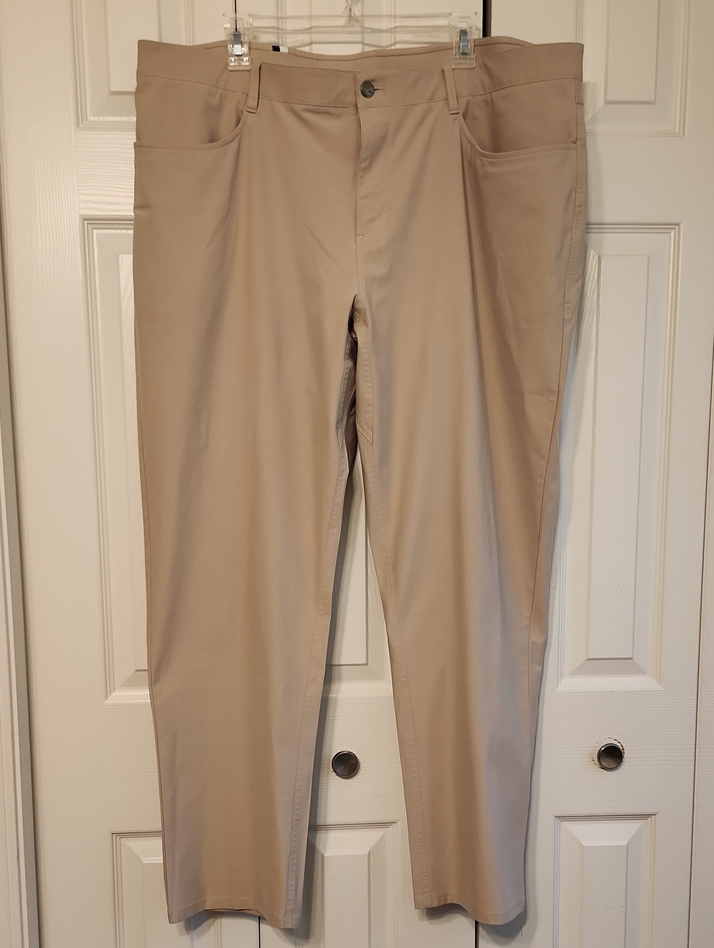 Men's Rhoback Stretch Khaki Chino Pants 42 x 32